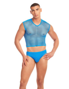 3 częściowy niebieski zestaw Rainbow Party Net Flex - Niebieski, L/XL 2