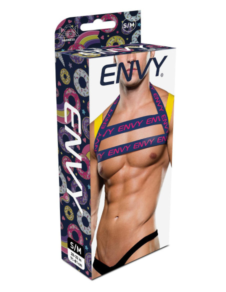 ENVY LOGO HARNESS BLUE YELLOW, L/XL