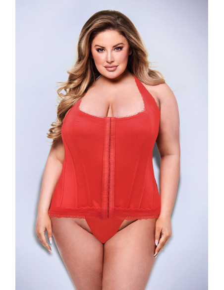 BACI BUSTIER  RED, 1X/2X