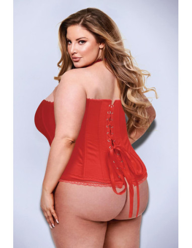 BACI BUSTIER  RED, 1X/2X