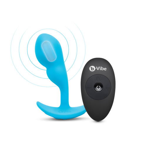 B-VIBE REMOTE CONTROL P-SPOT SNUG PLUG 95GR BLUE
