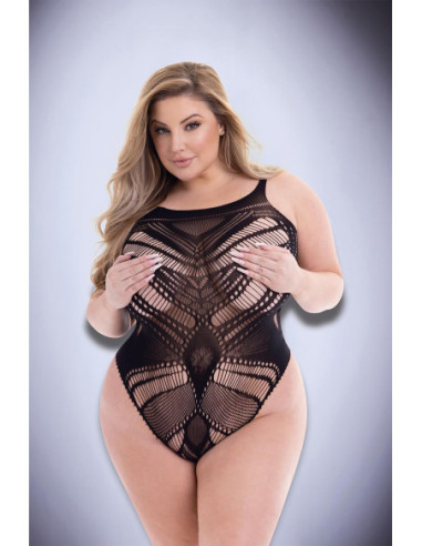 BACI JACQUARD BODYSUIT BLACK, QS