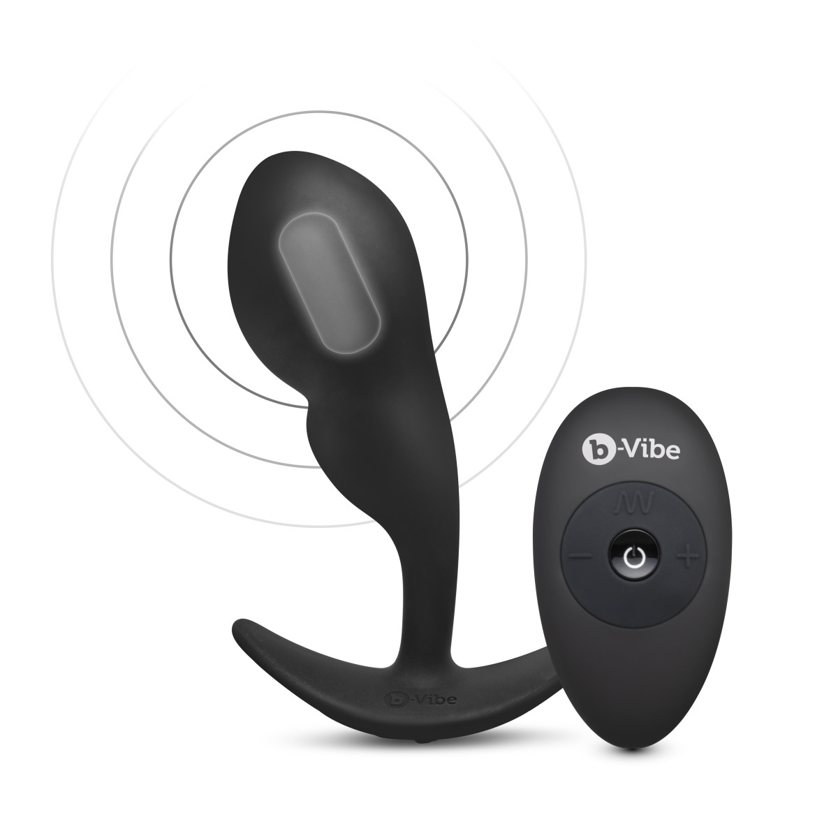 B-VIBE REMOTE CONTROL P-SPOT SNUG PLUG 145GR BLACK