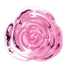 B-VIBE PINK ROSES GLASS BUTT PLUG TRAINING SET