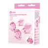 B-VIBE PINK ROSES GLASS BUTT PLUG TRAINING SET
