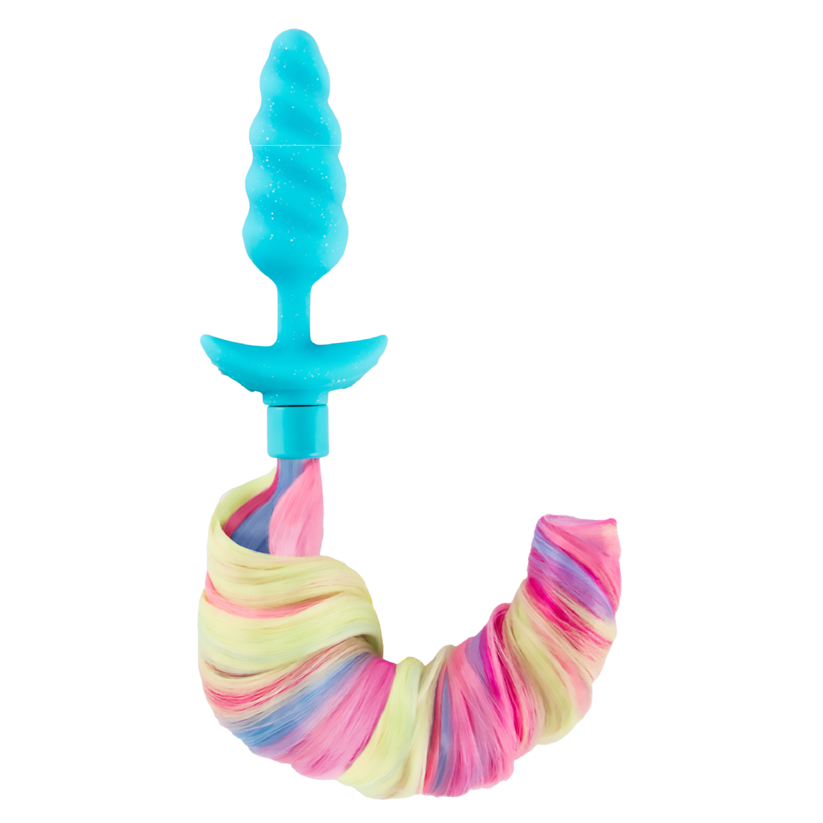 B-VIBE UNICORN PLUG WITH RAINBOW TAIL