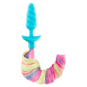 B-VIBE UNICORN PLUG WITH RAINBOW TAIL