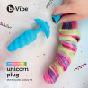 B-VIBE UNICORN PLUG WITH RAINBOW TAIL
