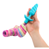 B-VIBE UNICORN PLUG WITH RAINBOW TAIL