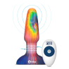 B-VIBE PEACE AND LOVE TIE DYE RIMMING PLUG