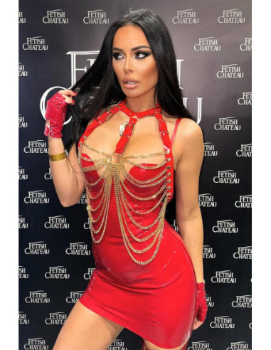 KINKY DIVA BUCKLED CHAIN TOP BUCKLED CHAIN TOP