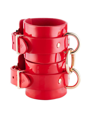 KINKY DIVA WRIST CUFFS RED