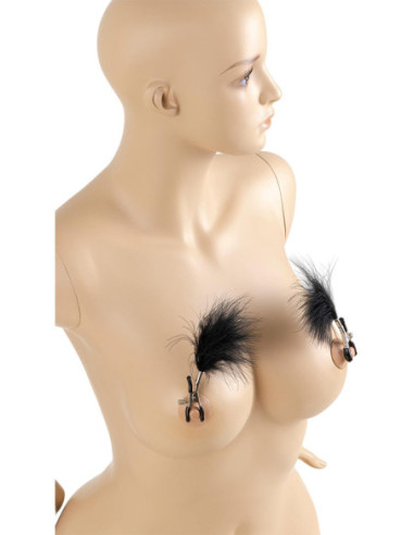VIRGITE NIPPLE CLAMPS WITH FEATHERS