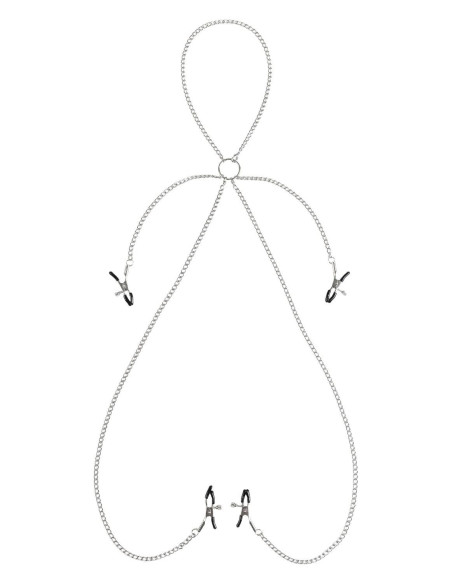 VIRGITE NIPPLE CLAMPS WITH DOUBLE CHAIN