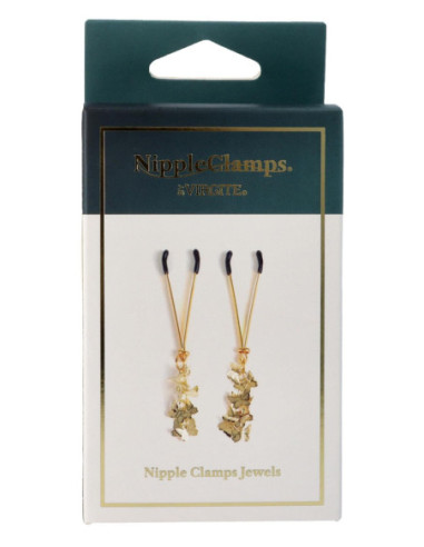 VIRGITE NIPPLE CLAMPS WITH BUTTERFLIES