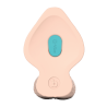 B-VIBE SLIPSKIN REALISTIC SILICONE DILDO 8 INCH GIRTHY CREAM