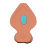 B-VIBE SLIPSKIN REALISTIC SILICONE DILDO 8 INCH GIRTHY MOCHA