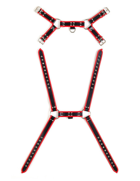 VIRGITE  MAN BONDAGE BODY HARNESS MOD. 1 BLACK