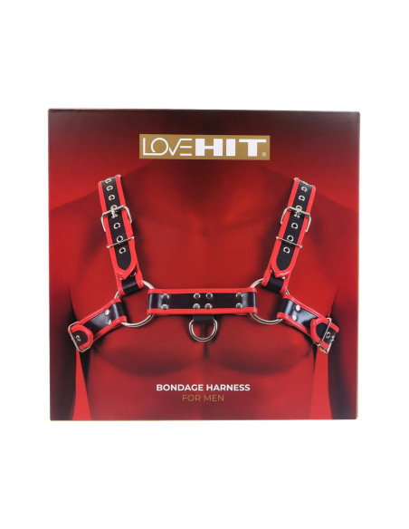 VIRGITE  MAN BONDAGE BODY HARNESS MOD. 1 BLACK
