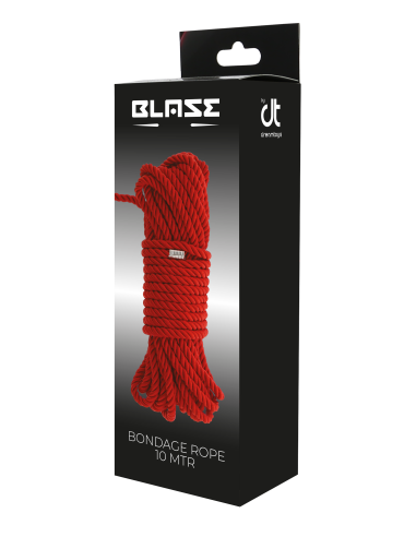 BLAZE DELUXE BONDAGE ROPE 10M RED