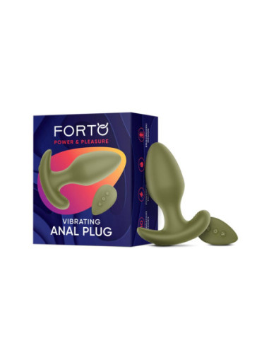 FORTO VIBRATING ANAL PLUG GREEN