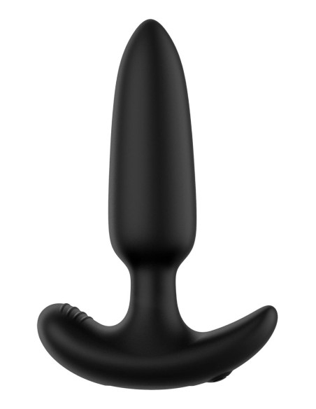 FORTO POINTED VIBRATING  PLUG BLACK