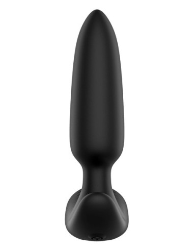 FORTO POINTED VIBRATING  PLUG BLACK