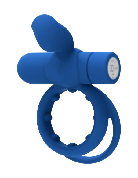 FORTO POINTER VIBRATING COCKRING BLUE