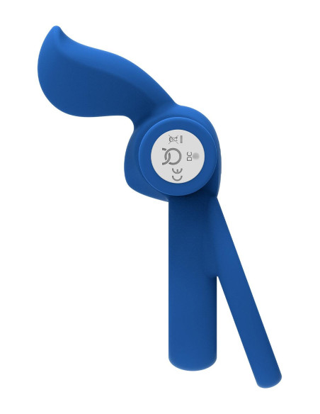 FORTO POINTER VIBRATING COCKRING BLUE