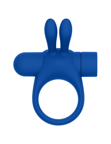 FORTO BUNNY VIBRATING COCKRING BLUE