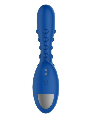 FORTO STUDDED PRO VIBRATING MASSAGER BLUE