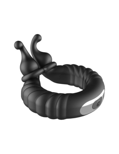 FORTO F-24 TEXTURED VIBRATING COCKRING BLACK