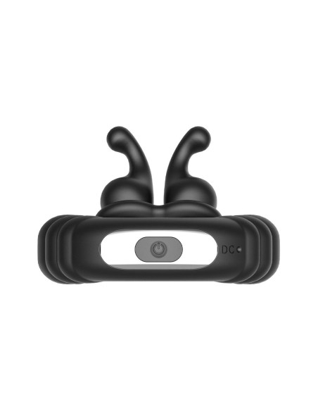 FORTO F-24 TEXTURED VIBRATING COCKRING BLACK