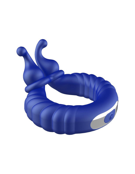 FORTO F-24 TEXTURED VIBRATING COCKRING BLUE