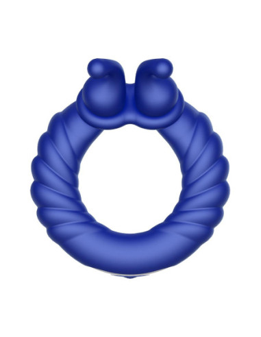 FORTO F-24 TEXTURED VIBRATING COCKRING BLUE