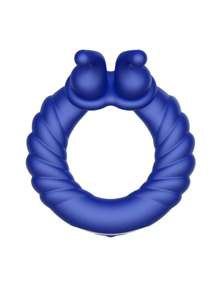 FORTO F-24 TEXTURED VIBRATING COCKRING BLUE