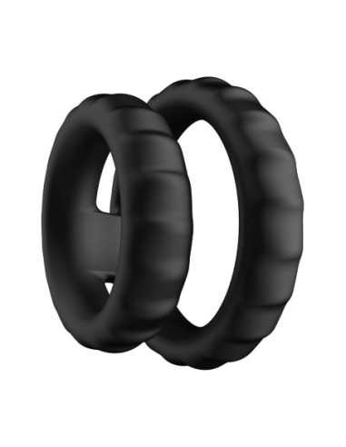 FORTO F-43 TIERED COCK AND BALL RING BLACK