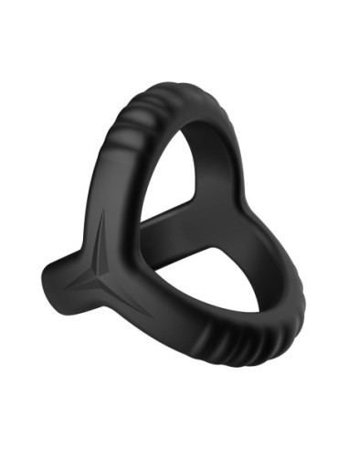 FORTO F-59 TRI COCK AND BALL RING BLACK
