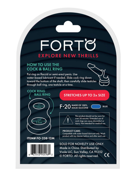 FORTO F-20 BALLS STRETCHER MEDIUM BLUE
