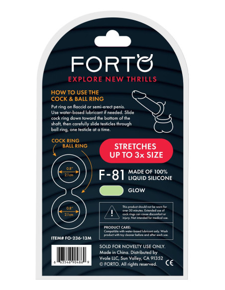 FORTO F-81 DOUBLE RING 47MM GLOW