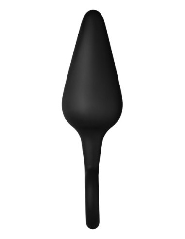 FORTO F-10 SILICONE PLUG W/ PULL RING LARGE BLACK