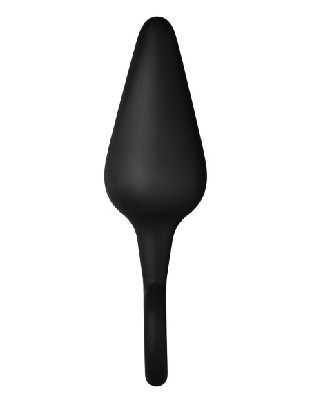 FORTO F-10 SILICONE PLUG W/ PULL RING LARGE BLACK