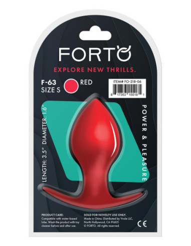 FORTO F-63 RATTLER SPADE SMALL RED