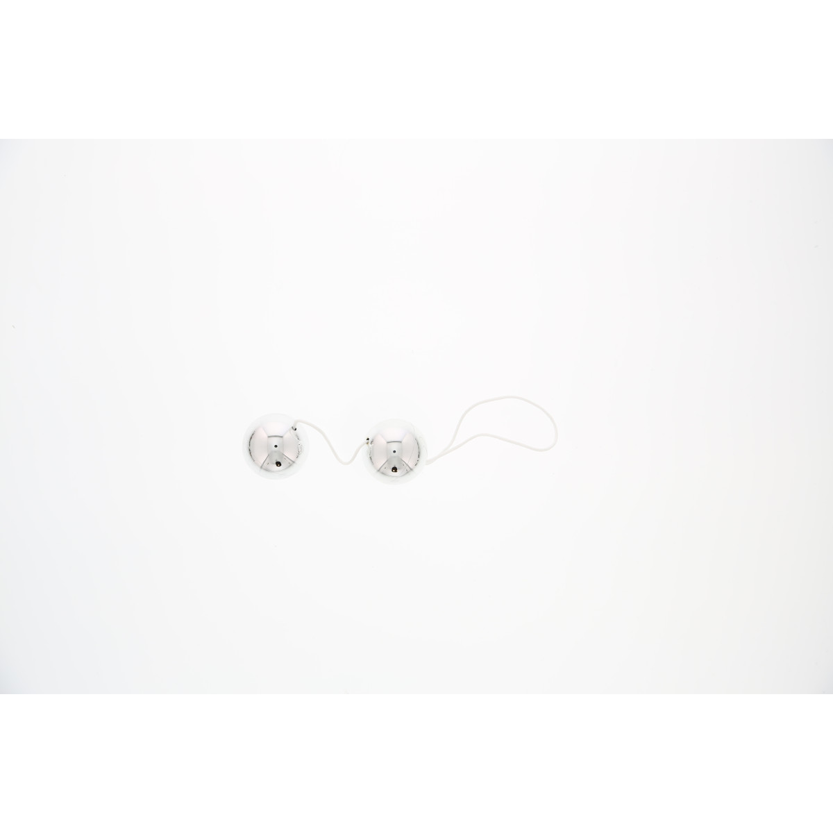 VIBRATONE DUO BALLS SILVER BLISTERCARD