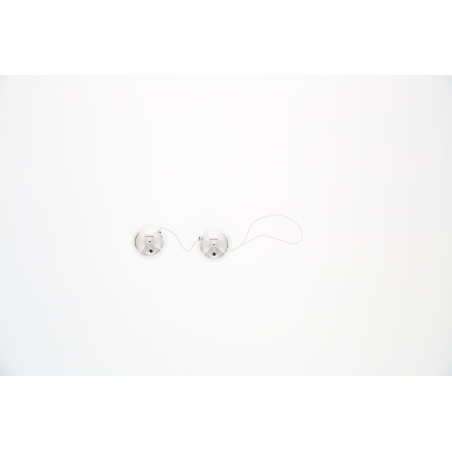 VIBRATONE DUO BALLS SILVER BLISTERCARD