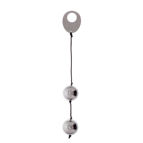 DOMINO METALLIC BALLS - SILVER