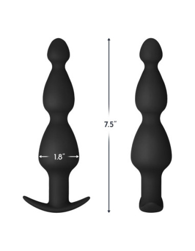 FORTO F-52 CONE BEADS BLACK