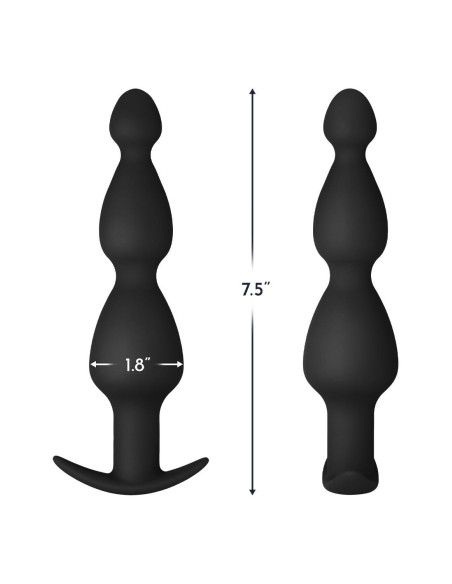 FORTO F-52 CONE BEADS BLACK