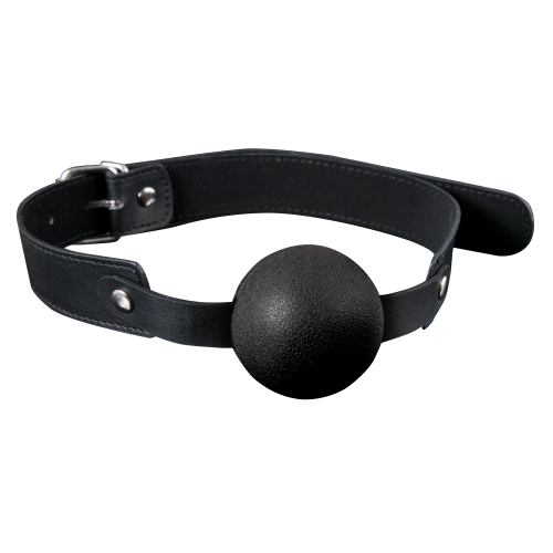 GP SOLID SILICONE BALL GAG BLACK