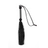 BLAZE SILICONE FLOGGER WHIP BLACK